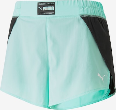 PUMA Sportske hlače u pastelno zelena / crna / bijela, Pregled proizvoda