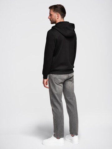 Ombre Sweat jacket in Black