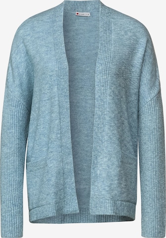 STREET ONE Knit Cardigan in Blue: front