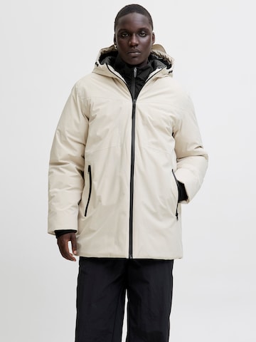 JACK & JONES Parka 'JWHPlanet' in Beige: Vorderseite
