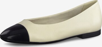 TAMARIS Ballerina in Beige: voorkant