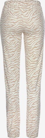 LASCANA Pajama Pants in White