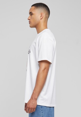 Mister Tee Shirt 'Live in Peace' in White