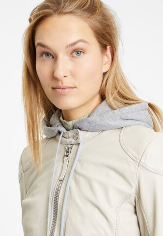 Gipsy by Mauritius Lederjacke 'Finja' in Beige
