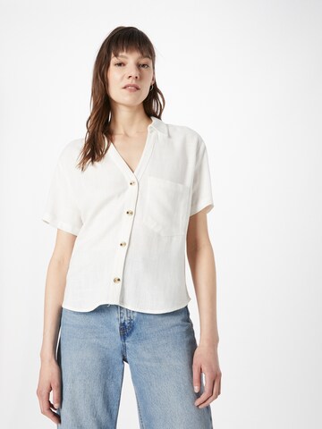 Hailys - Blusa 'Sara' em branco: frente