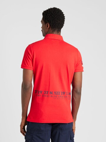 CAMP DAVID Shirt in Rood