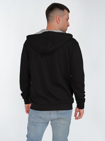 TOP GUN Sweatjacke in Schwarz