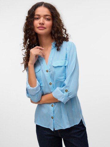 VERO MODA Блузка 'VMBumpy' в Синий