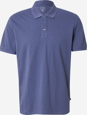 QS Poloshirt in Blau: Vorderseite