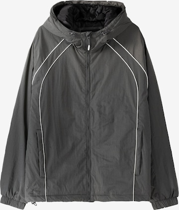 Bershka Between-season jacket in Grey: front