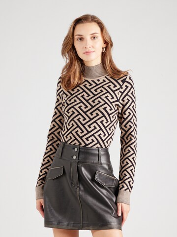VERO MODA Sweater 'VMARIA' in Brown: front