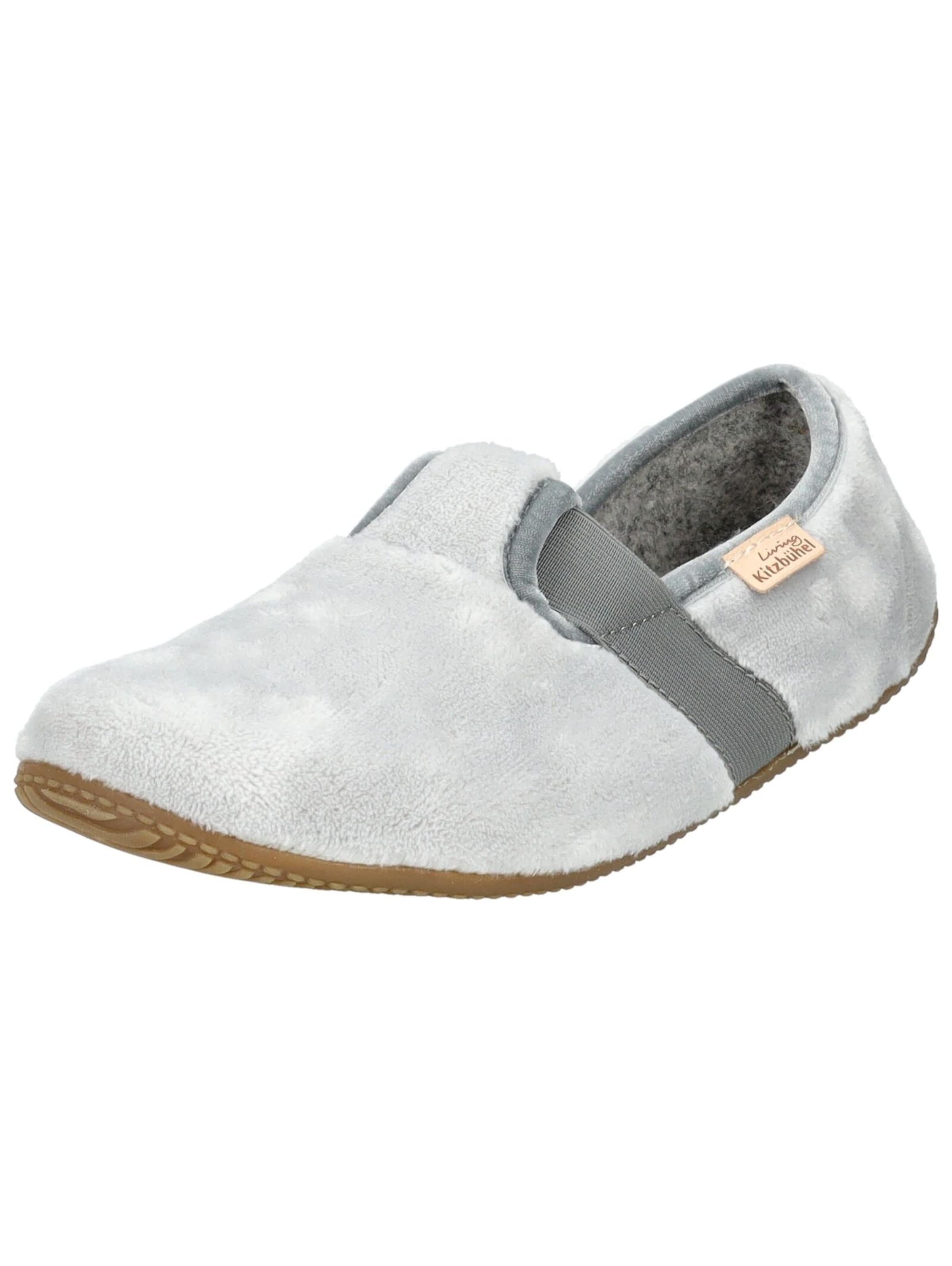 Living Kitzbühel Hausschuh in Grau: Vorderseite