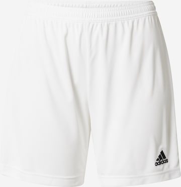 Pantaloni sportivi 'Entrada 22' di ADIDAS SPORTSWEAR in bianco: frontale