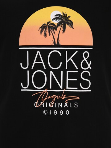 Jack & Jones Plus T-Shirt 'CASEY' in Schwarz