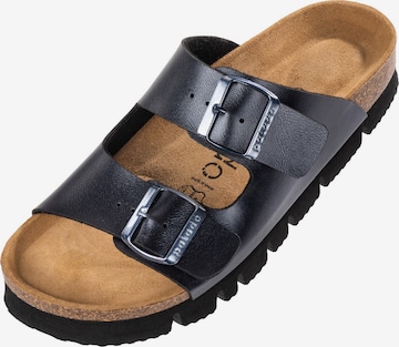 Palado Mules 'Korfu' in Black: front