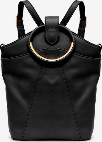 Gretchen Rucksack in Schwarz: Vorderseite