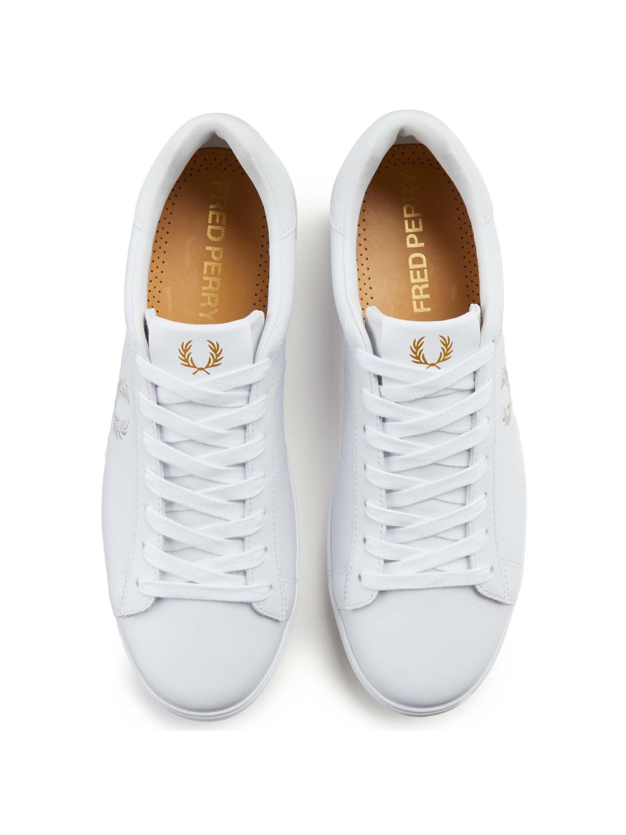 Fred Perry Platform trainers in White