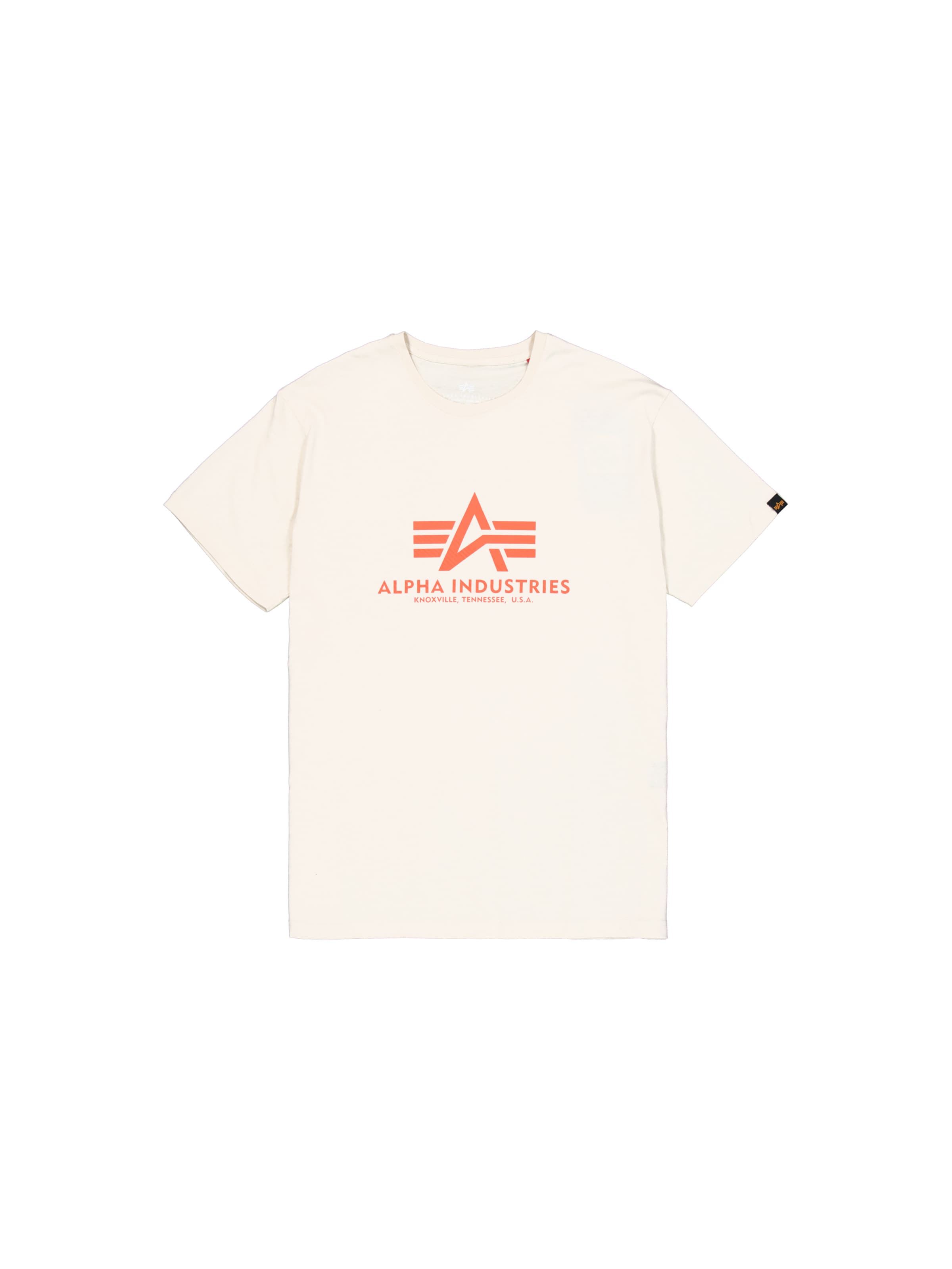 ALPHA INDUSTRIES Tričko 'Carbon' – bílá: přední strana