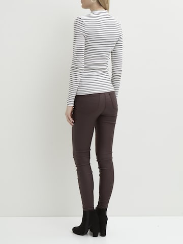 VILA Skinny Jeans i brun