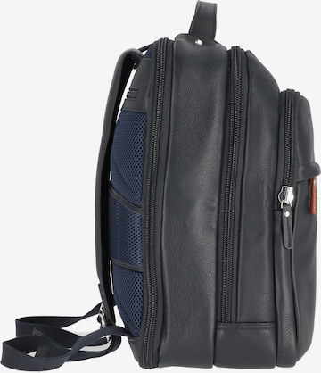 Jump Backpack 'Uppsala Cuir' in Black