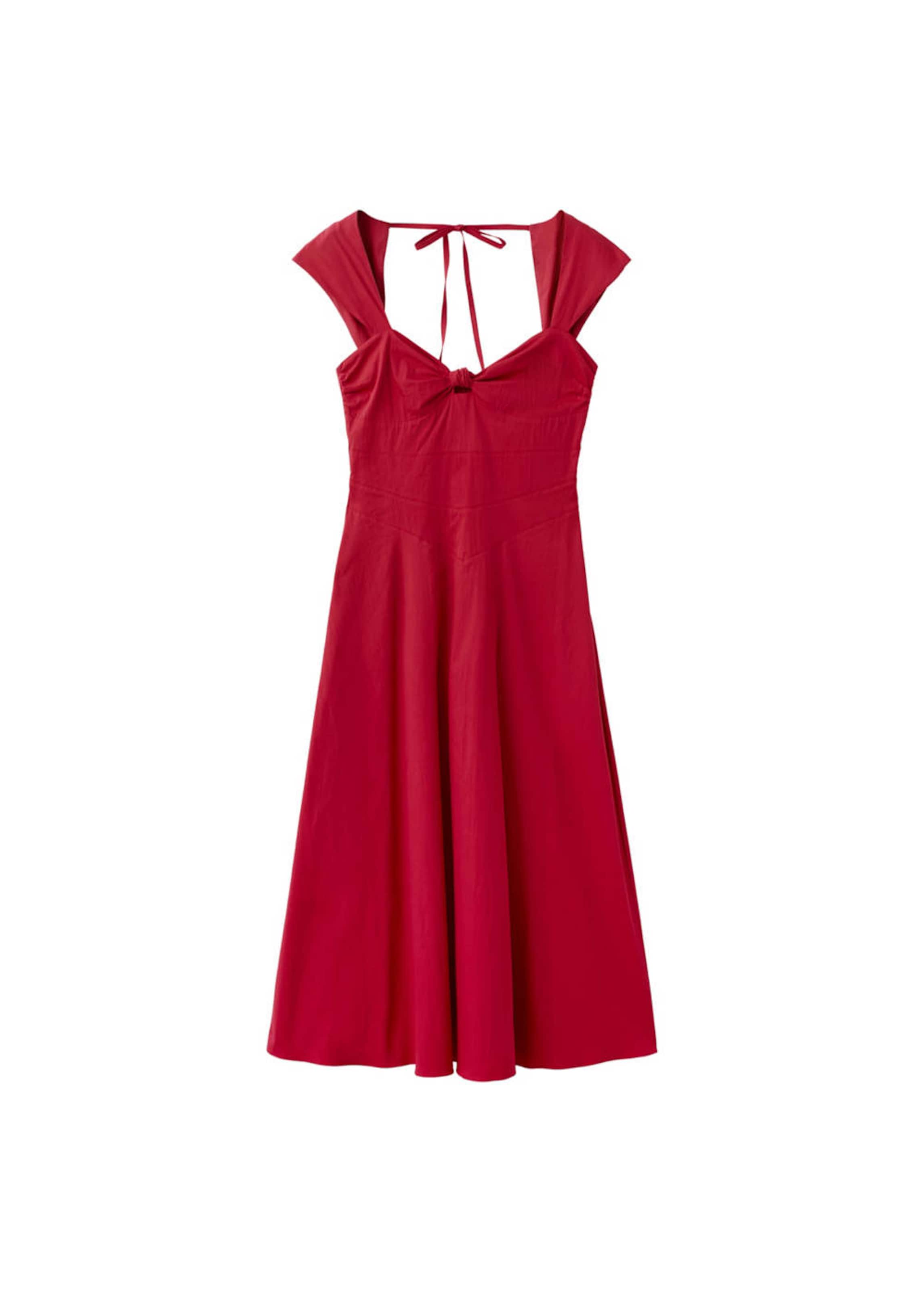 MANGO Summer Dress 'Mouse' in Red: front