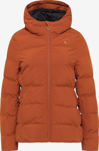 MYMO Winter Jacket in Orange: front