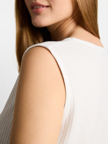 TOM TAILOR DENIM Top in White