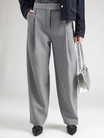 Wide Leg Pantalon à pince & Other Stories en gris : devant