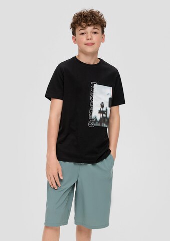 s.Oliver T-Shirt in Schwarz: Vorderseite