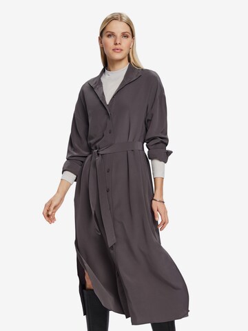 ESPRIT Shirt Dress in Grey: front