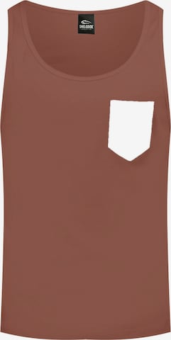 Smilodox Shirt 'Marcelo' in Bruin: voorkant