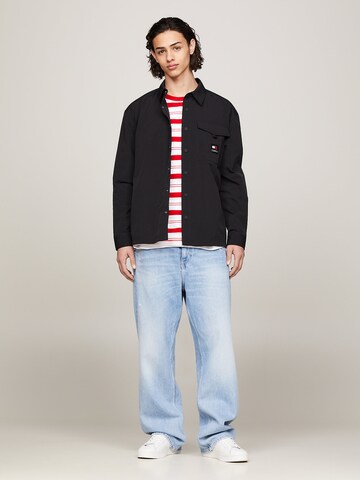 Tommy Jeans Comfort Fit Hemd in Schwarz