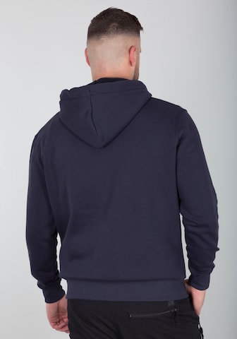 ALPHA INDUSTRIES Sweat jacket in Blue