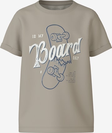 NAME IT Μπλουζάκι 'VUX' σε μπεζ: μπροστά