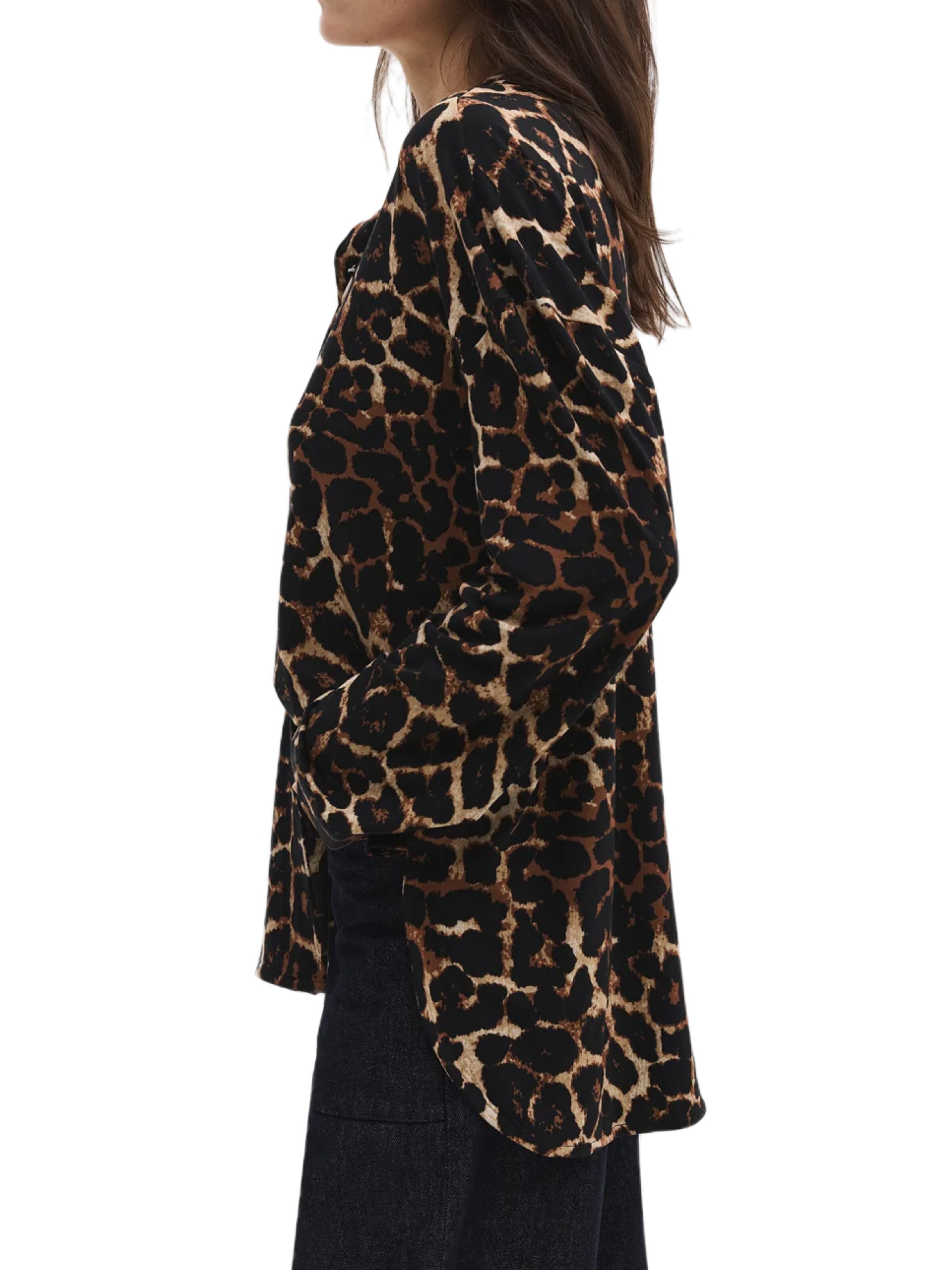 No Matter What Blouse in Brown