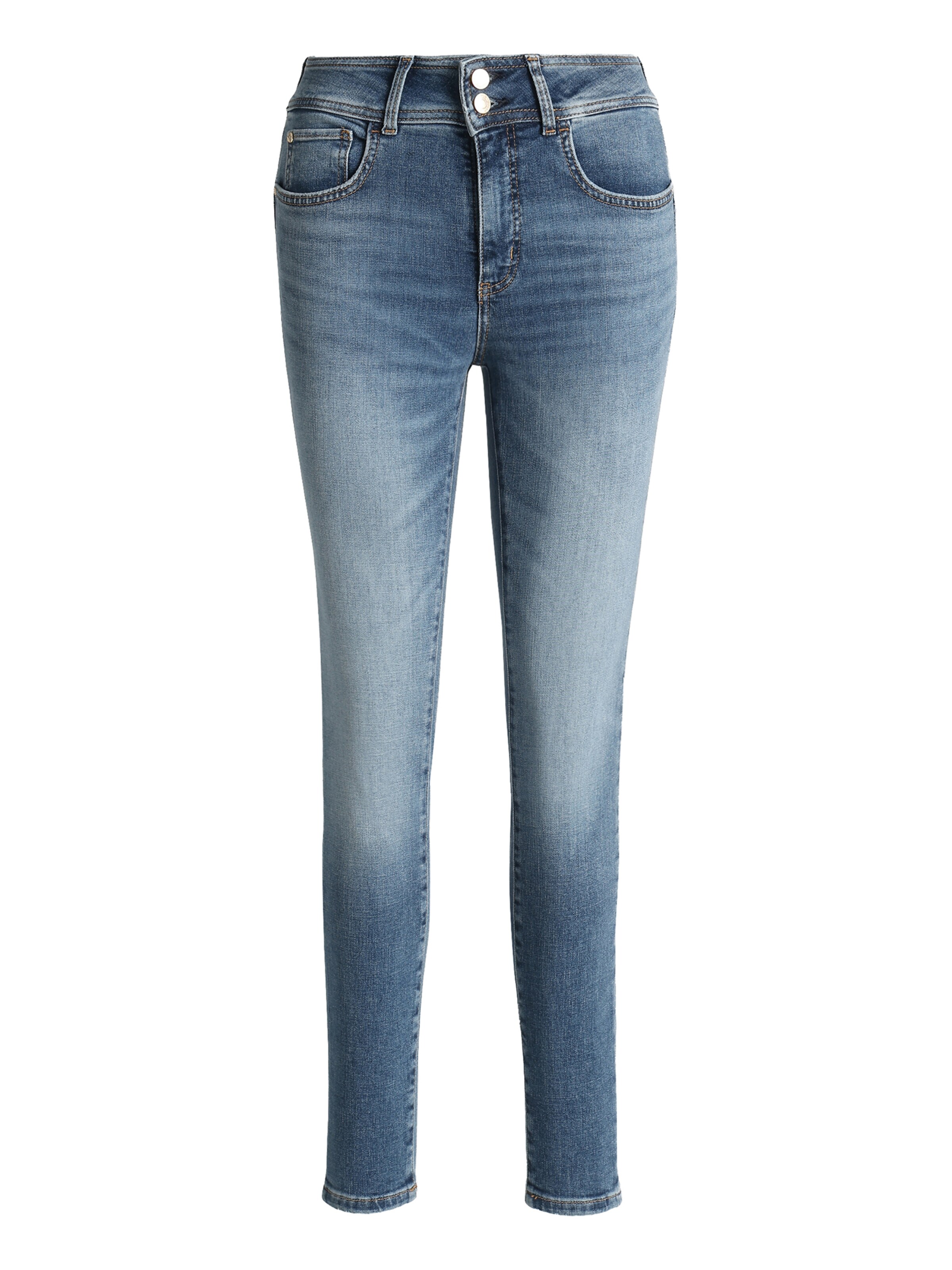 GUESS Skinny Jeans 'SHAPE UP' in Blue: front
