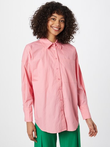 Moves Bluse 'Elanu' i pink: forside