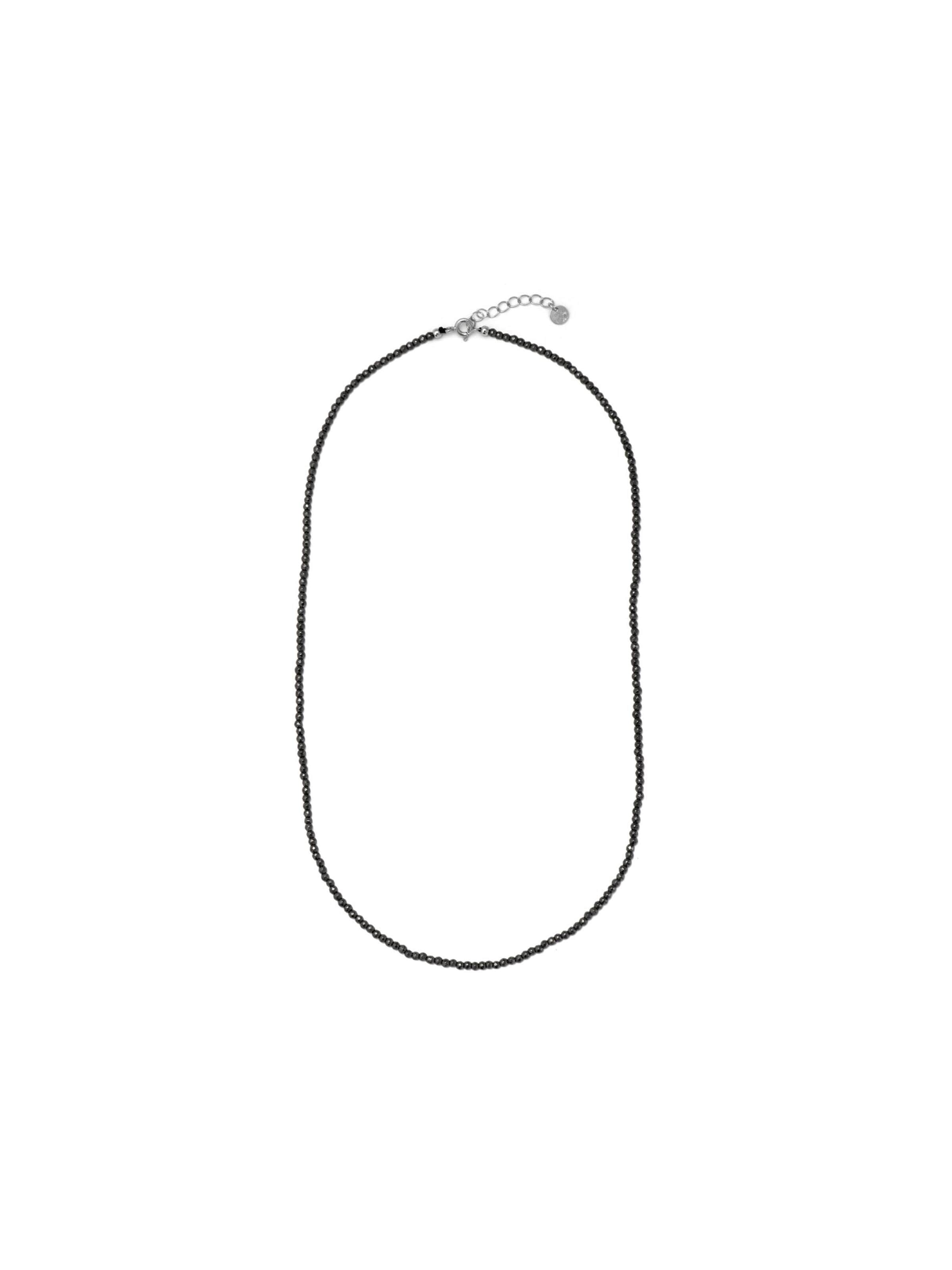Luxenter Kette 'Piedra Natural'‌‌ in Schwarz: Vorderseite