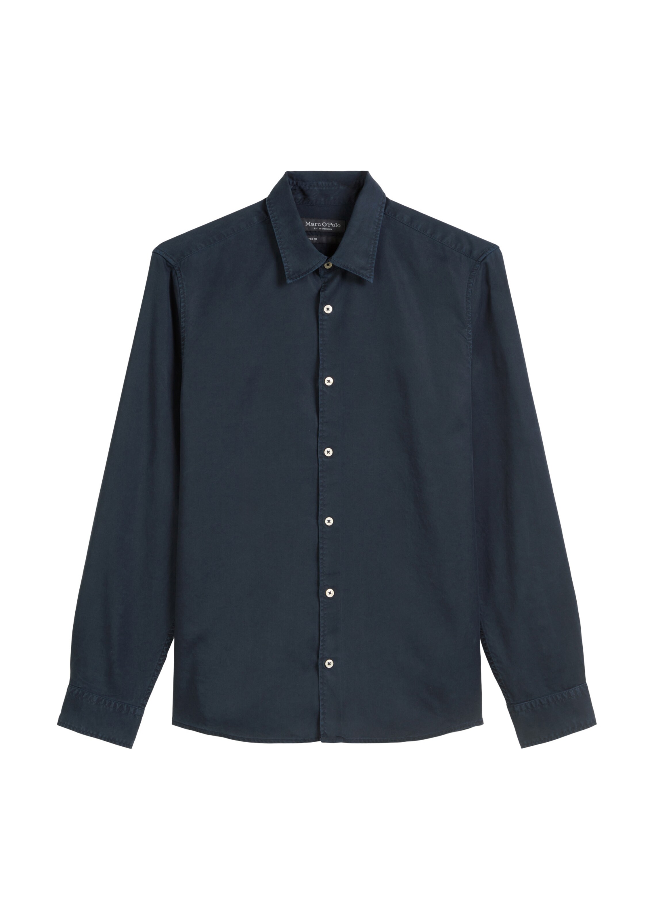 Marc O'Polo Slim Fit Hemd in Blau: Vorderseite