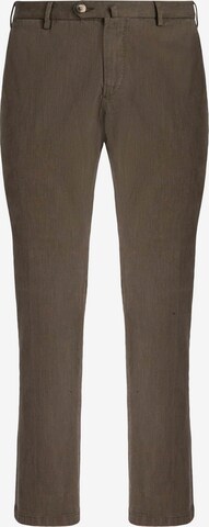 Pantalon à plis Boggi Milano en marron : devant