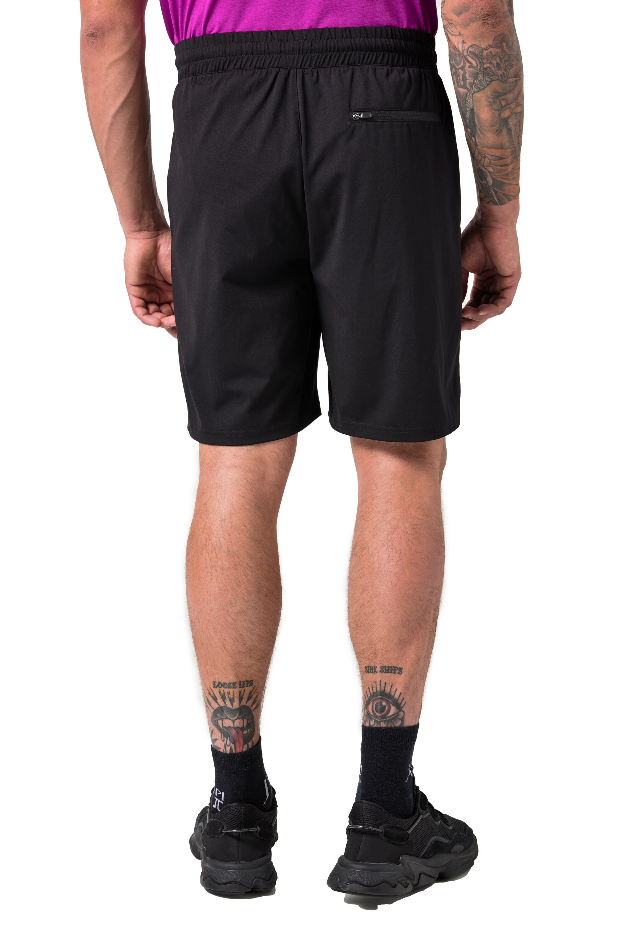 JAY-PI Regular Trousers in Black