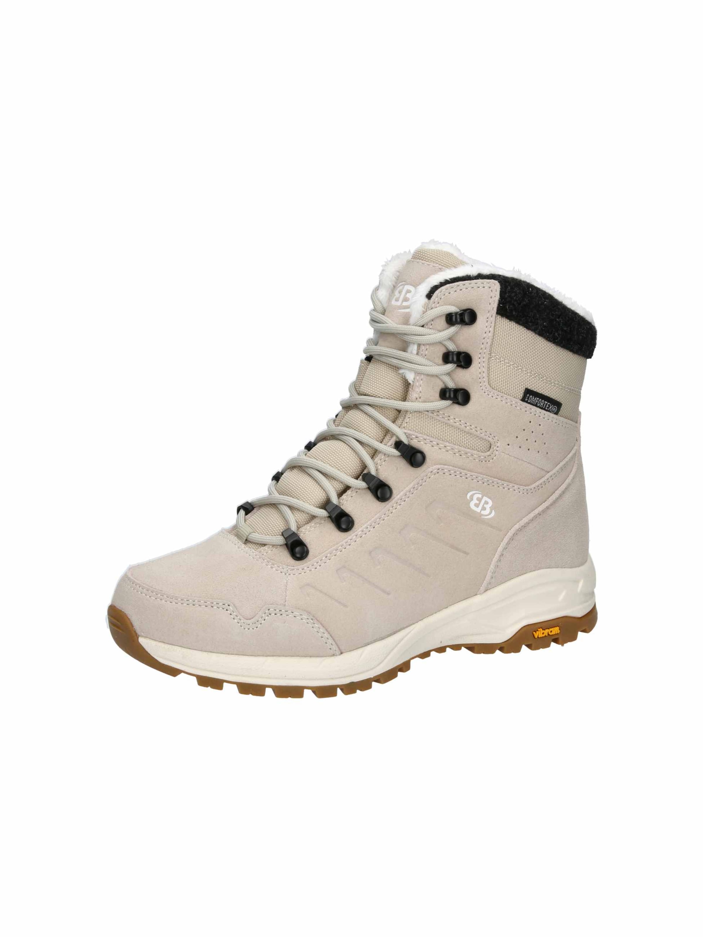 Brütting Snowboots 'Niara' in Grau: Vorderseite