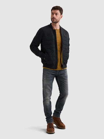PME Legend Tussenjas 'Hybrid jacket with zipper closure and flight pocket' in Blauw