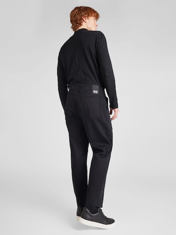 DENHAM Normalny krój Spodnie 'FATIGUE' w kolorze czarny
