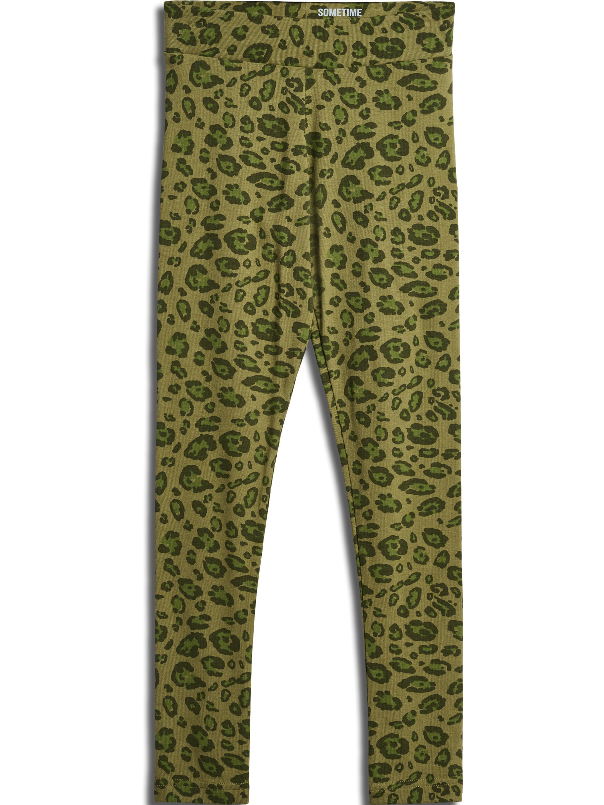 SOMETIME SOON Skinny Leggings i grøn: forside