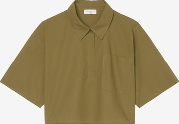 Marc O'Polo DENIM Blouse in Groen: voorkant