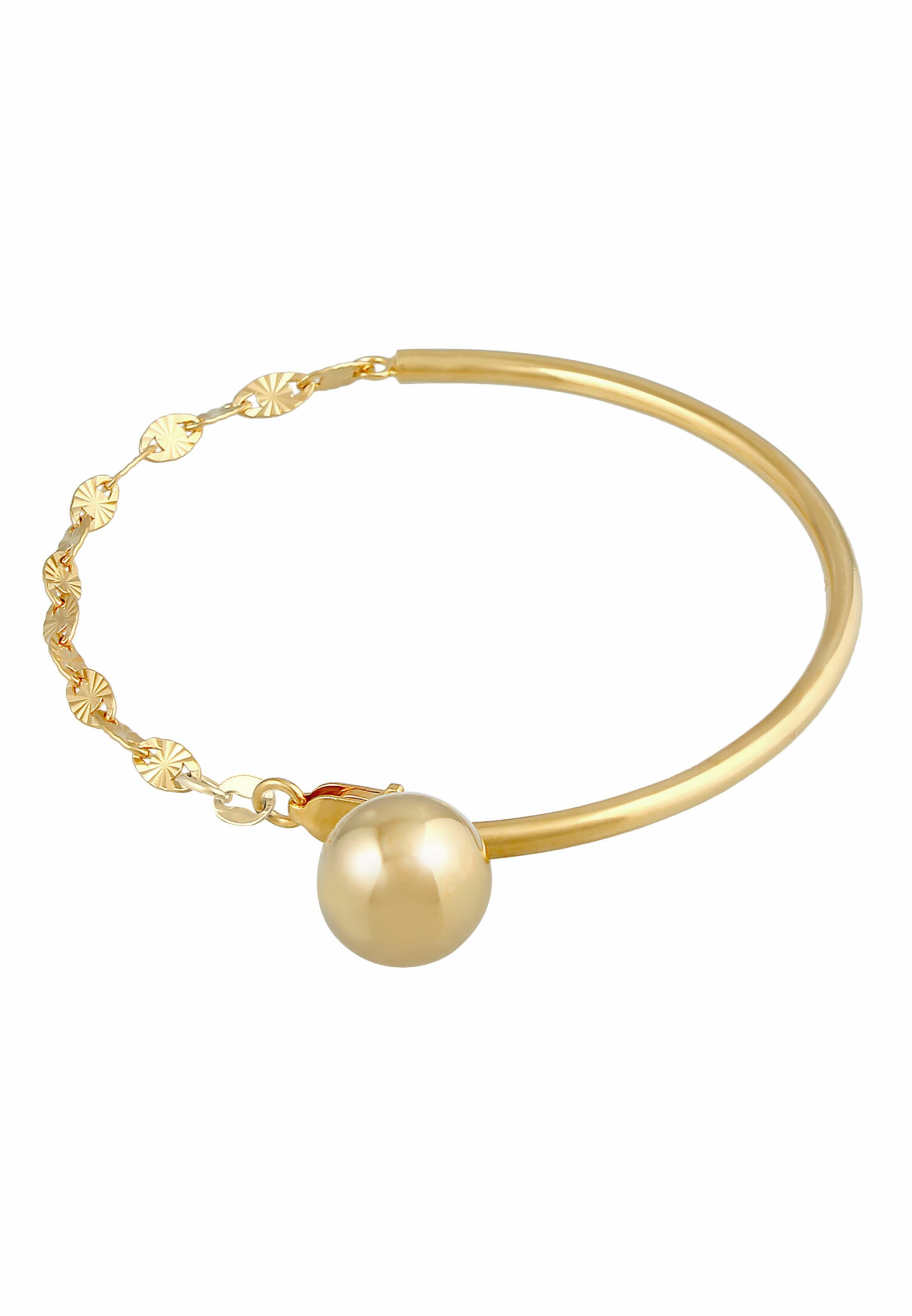 ELLI PREMIUM Armband Armreif, Kugel in gold, Produktansicht