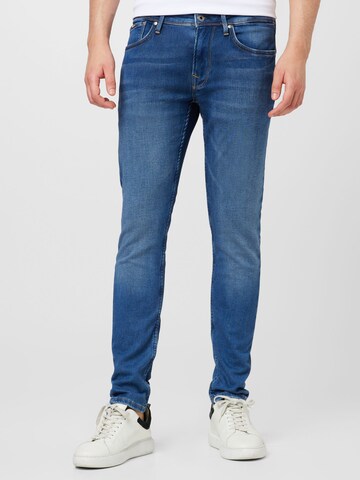 Pepe Jeans Skinny Fit Дънки 'FINSBURY' в синьо: отпред