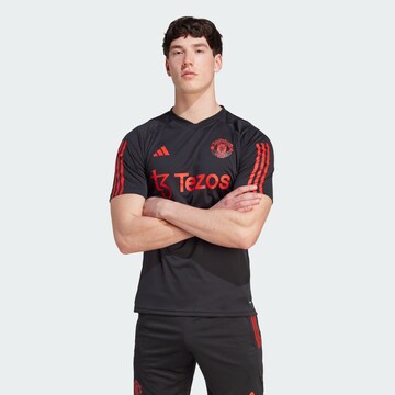 ADIDAS PERFORMANCE Jersey 'Manchester United Tiro 23' in Black: front