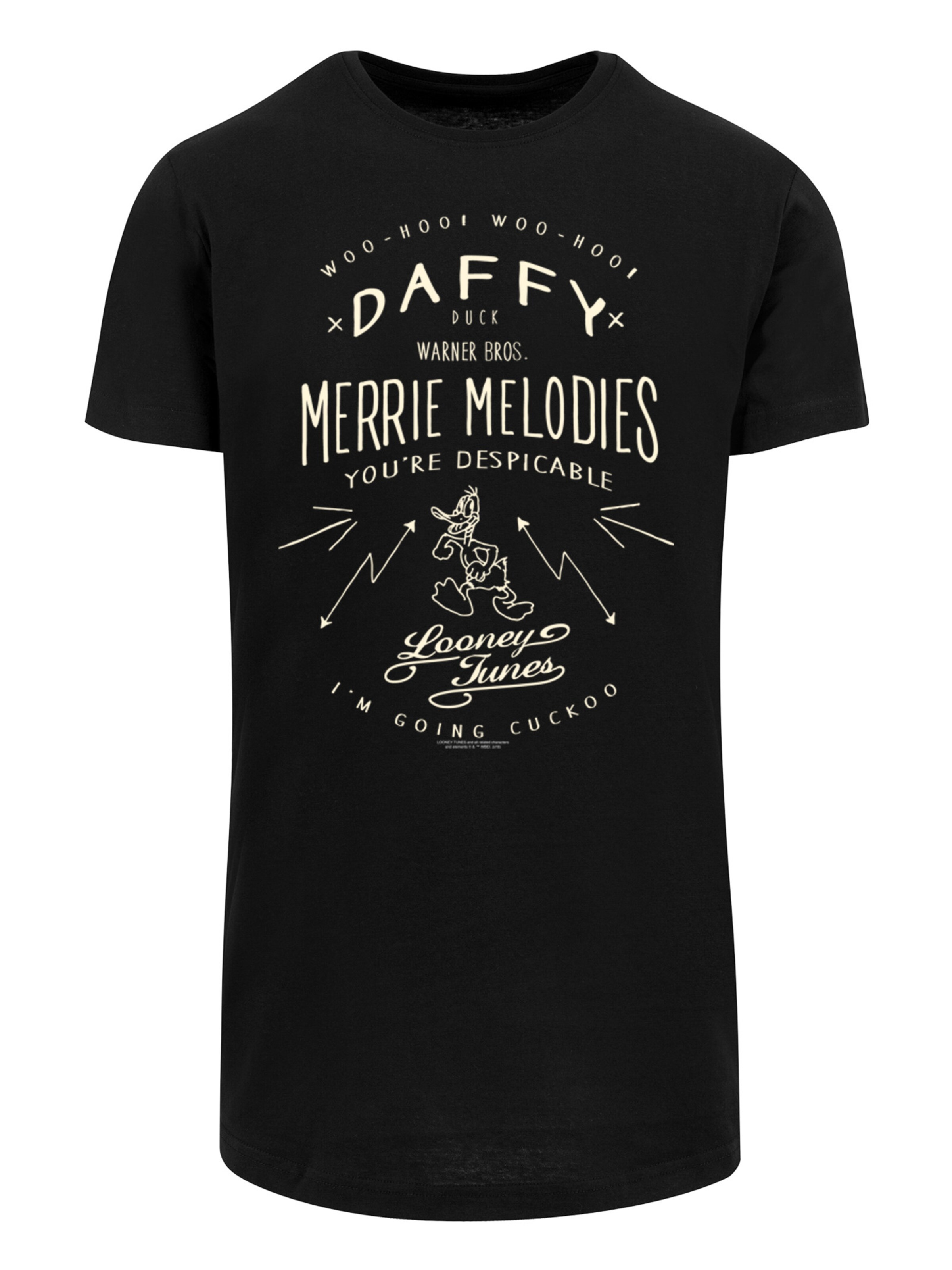 F4NT4STIC Shirt in Zwart: voorkant